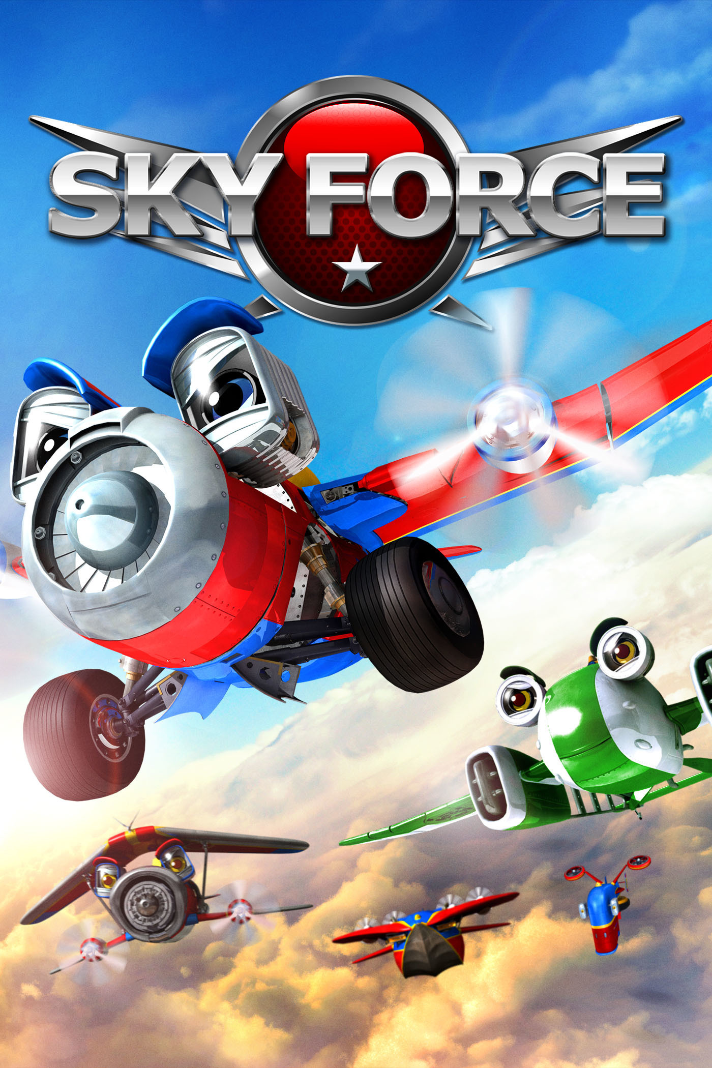 دانلود دوبله فارسی انیمیشن دژ آسمان Sky Force 2012